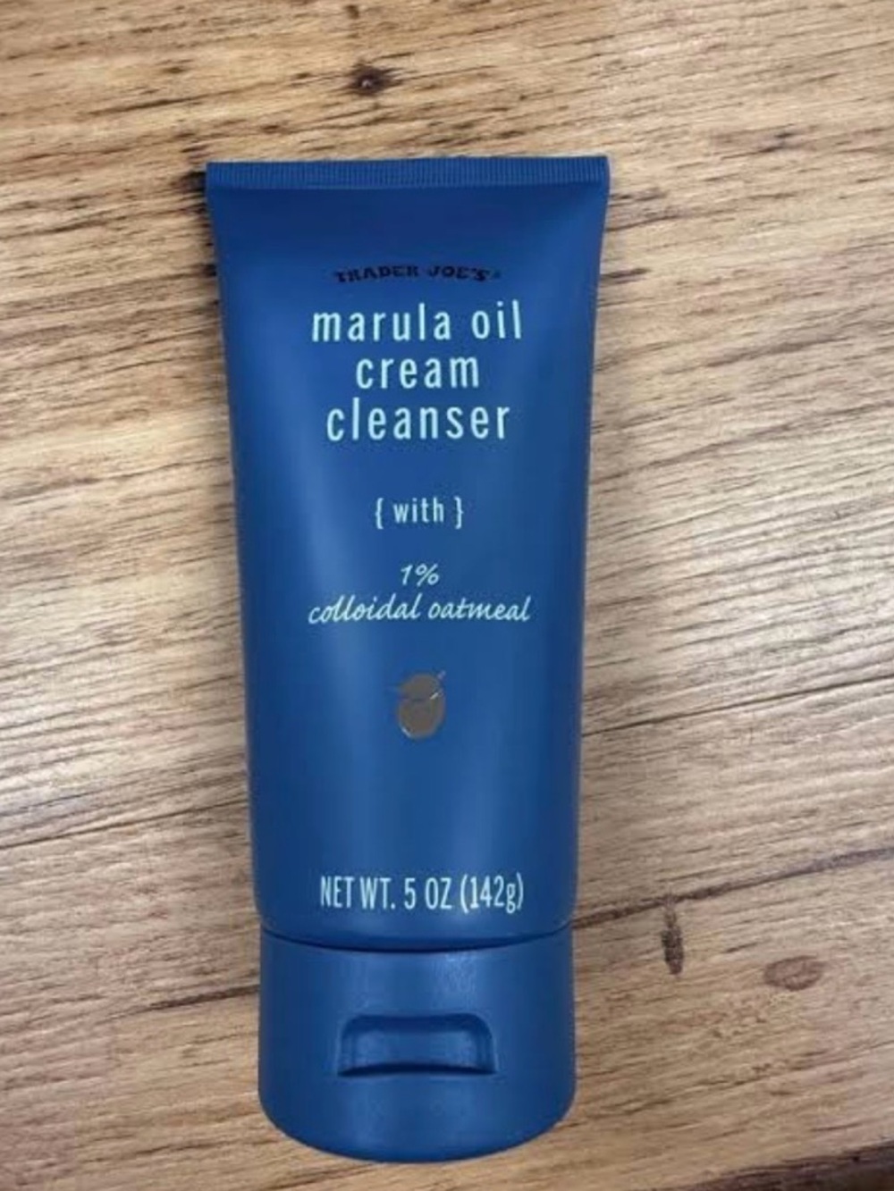 Trader Joe's Marula Oil Cream Cleanser — Blue